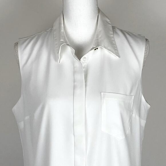Altuzarra  Drop Waist Sleeveless‎ Button Casual  Minimalist Dress NWOT Size M - Picture 3 of 14